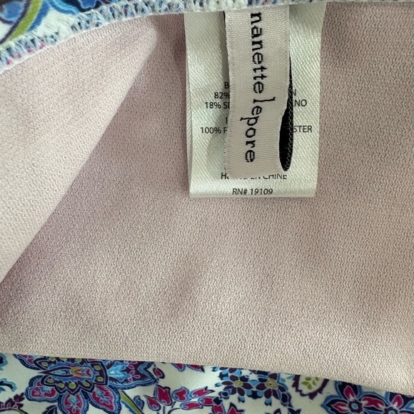 Nanette Lepore Purple and Blue Floral Bikini - Picture 9 of 10